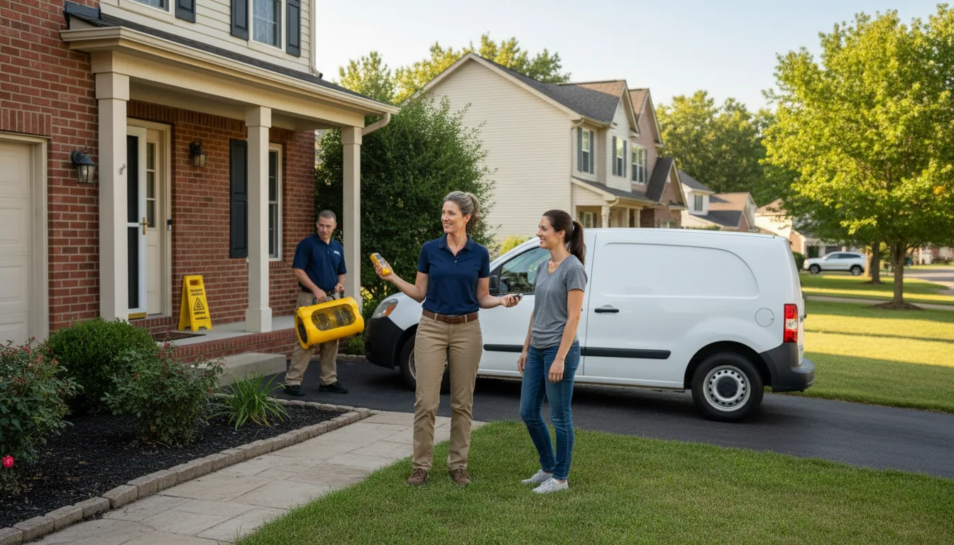 Water restoration image for Flood Water Cleanup, Removal And Restoration Services in Summitville, OH